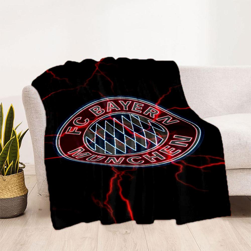 Bayern Munich Blanket Soft Warm Cozy Perfect for Picnics Office Bedding Four Seasons Universal Stylish Decor Suitable for Gifting Relatives and Friend