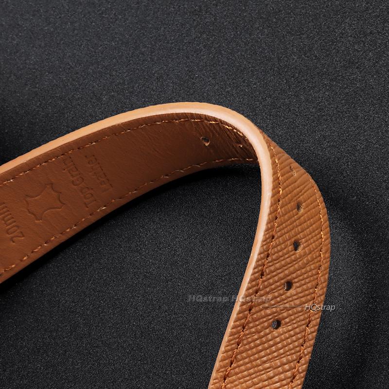 Vintage Genähtes Leder Uhrenarmband Kalbsleder Uhrenarmbänder 18mm 20mm 22mm Premium Qualität Schnellverschluss Armband für Armbanduhren
