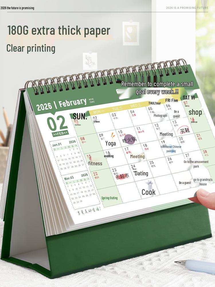 2026 Creative Monthly Office Planner and Desktop Calendar