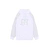 WE11DONE FW21 Logo Print Hooded Sweatshirt Unisex Sweatshirt White WD-TH3-21-506-U-WH