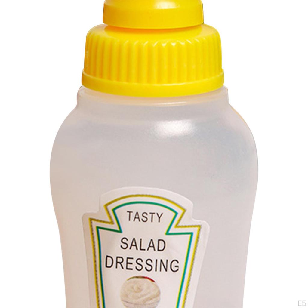 Storage Mini Tomato Ketchup Bottle Empty Refillable Squirt Salad Dressing