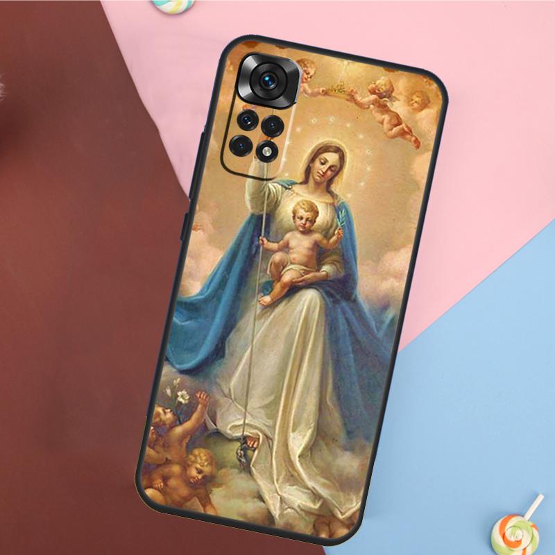 Virgin Mary Cover For Xiaomi Redmi Note 14 13 12 9 10 11 Pro 9S 10S 11S 12S Redmi 14C 10C 12C 13C Case