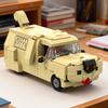 MOC Comedy Movie Dog Cart Caravan Building Block Sets Dumb's Doggy Camper Van Creative Toy Vehicle Model Children Gifts
