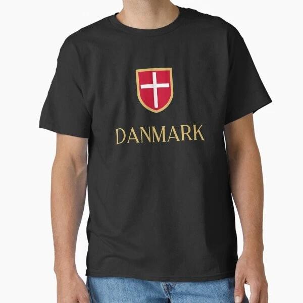 Danmark Gold Classic TShirt Made In UsaAus TShirt S2xl S