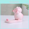 Pig Shaped Phone Holder For Desk Decor With Resin Material Suitable For Office And Giftgiving
