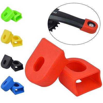 Bike Crank Cover Protector Silica Gel BIcycle Race Crank Boot Protectors Crankset Protective Case