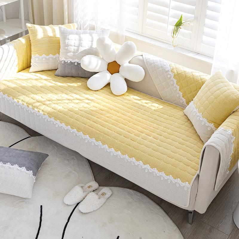 Four Seasons General Fabrics Non-Slip Modern Simple Sofa Cover Cover Full Cover Cushion Cover Towel Thickened
