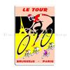 PARIS ROUBAIX Vintage Abstrakter Radsport Druck Giro D Italia Retro Passo Dello Stelvio Radfahren Metallblechschild Poster