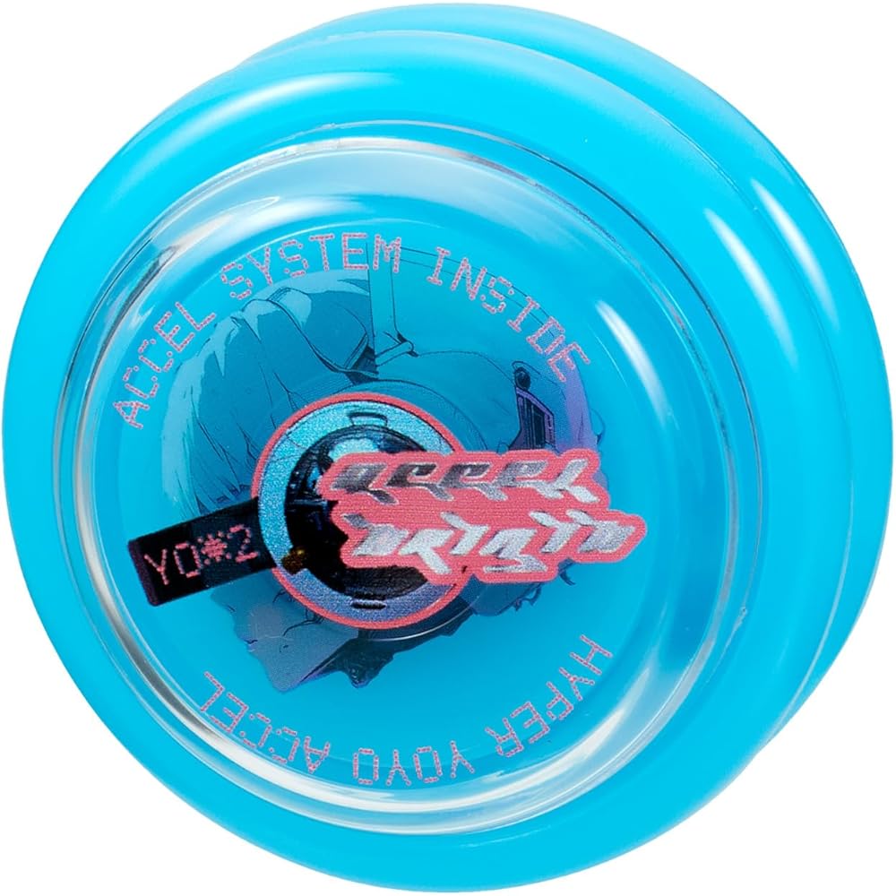 

Bandai Hyper Yo-Yo Accel Virtual Sky Blue Edition Toy with High Speed and Precision Play
