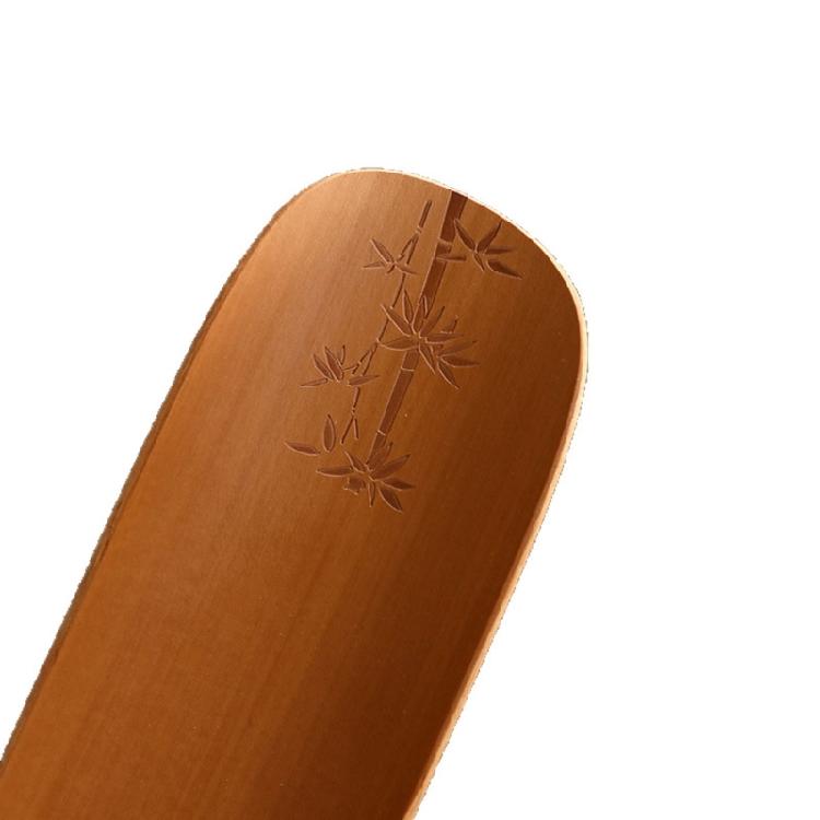 3Pcs Bamboos Teas Utensils Collection Feature Flower Engraving Smooth Craftsmanship For Safe Handling And Pleased Teas Experiences