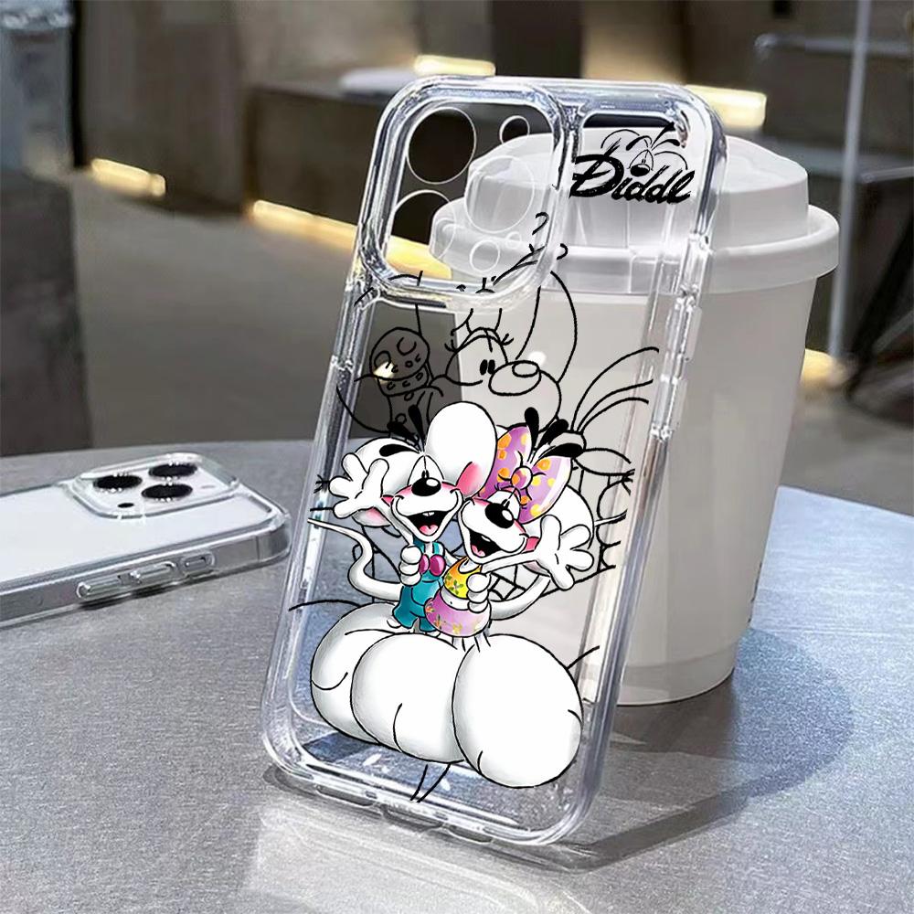 Cartoon D-Diddls Handyhülle Für Samsung Galaxy S26 S25 S24 S23 S22 S21 S20 FE Note20 Note10 Edge Plus Ultra Lite 5G Klare Hülle