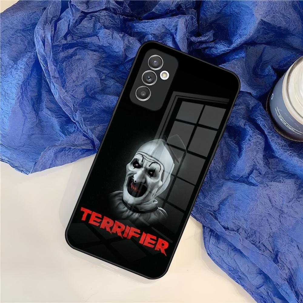 Horrorfilm-Terroristen-Handyhülle für Samsung S25 S24 S30 S21 S23 S20 S22 Fe S10 E S9 Note 20 Pro Ultra Plus Glasabdeckung