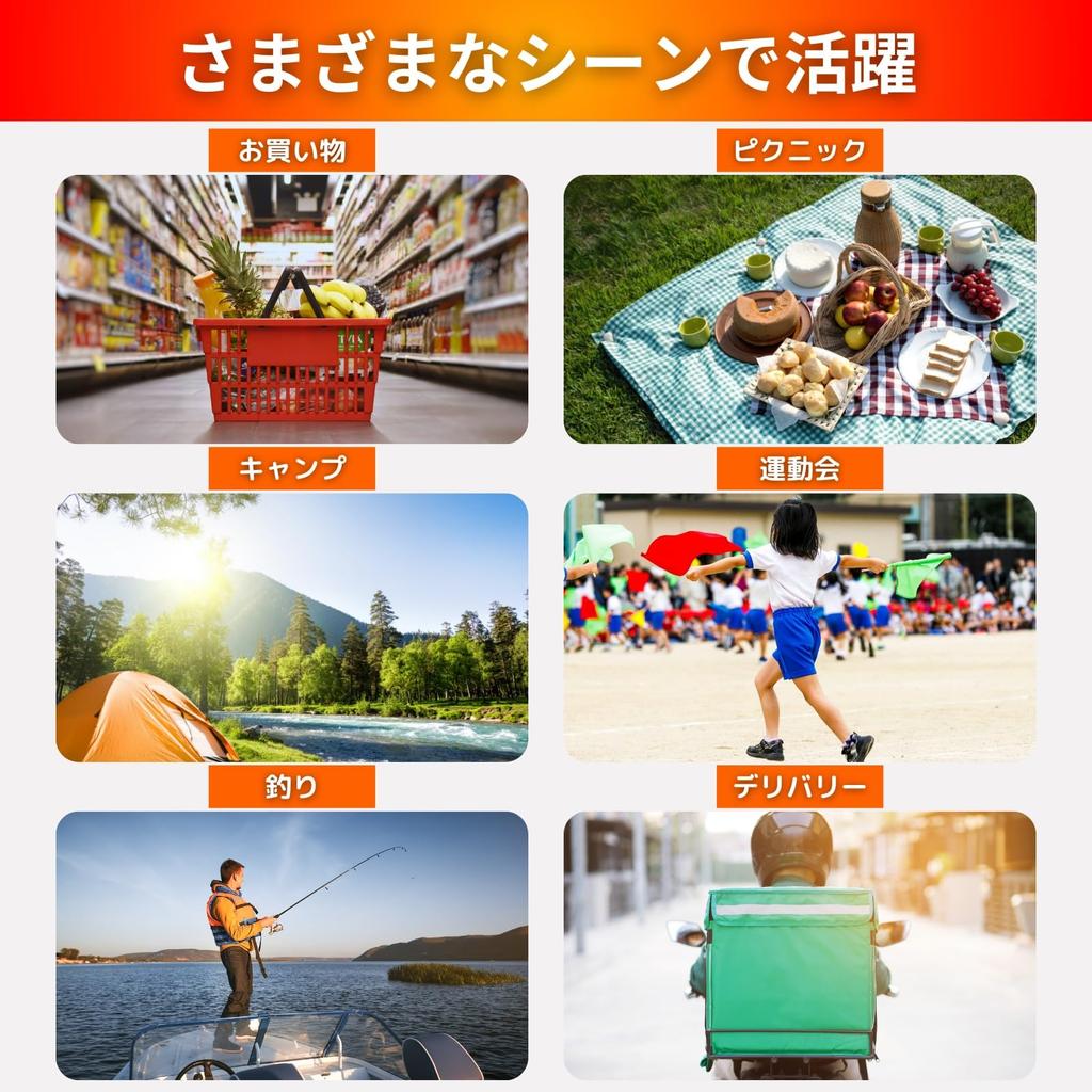 SESHIS Kühlbox Aufbewahrungstasche Rucksack Kühltasche Liefertasche Gewerbliche Lunchtasche Kühltasche 16L Schwarz