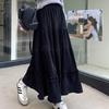 Corduroy Girly Style Long Slimming Cake Skirt - Autumn/Winter Collection