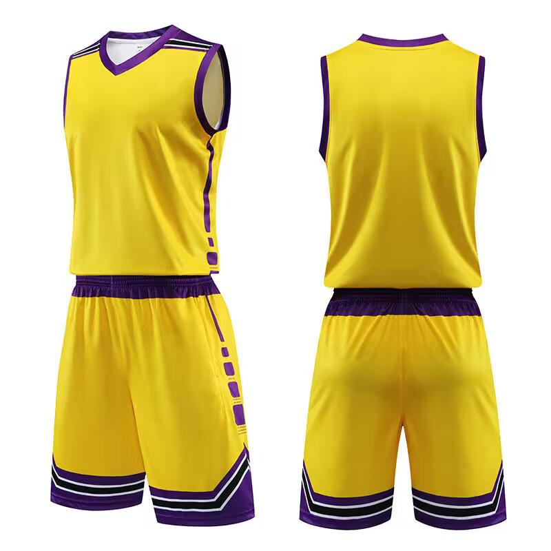 Custom Kids' Basketball Jersey Set - Personalized with Number for Cross-Border Competition Training