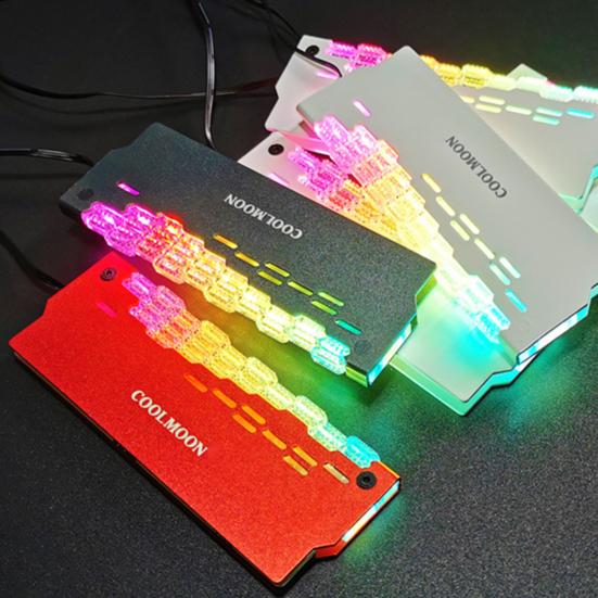 COOLMOON RA-2 RAM 5V ARGB Wide Heatsink Efficient Compatibility Brilliant Light Effect Desktop