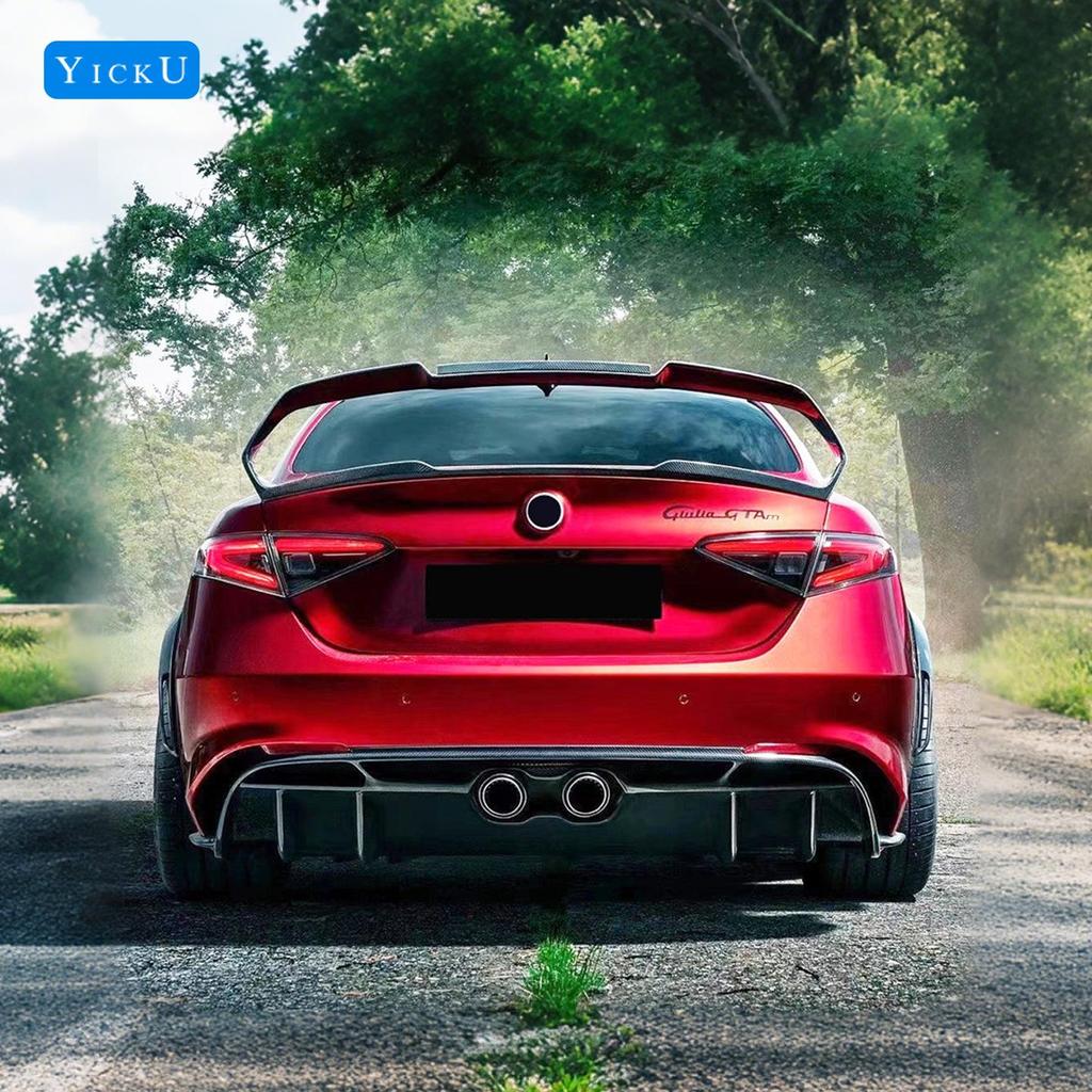 Carbon Fiber Body Kit for Alfa Romeo Giulia GTAM: Front & Rear Bumpers, Fender Flares, Hood, Rear Spoiler, Side Skirts