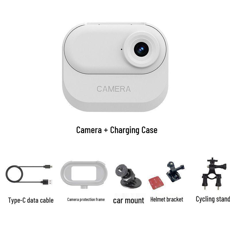 HD Action Camera for Students: Magnetic, Rechargeable, Outdoor Recorder for Motorcycles & Bicycles