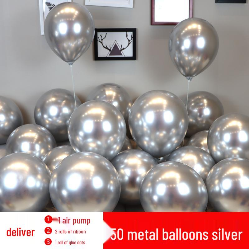 Metallic Balloon Decor for Events: Birthdays, Weddings, and More