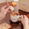 Cute Ceramic Coffee Mug Set for Breakfast – Ins Style Gift for Home & Office Coffee Lovers Gift