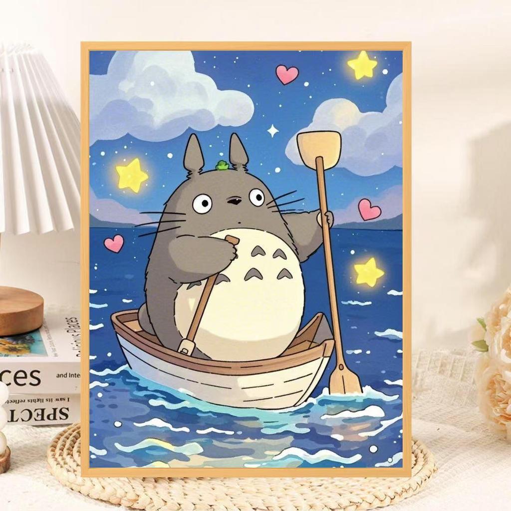Totoro Wooden Jigsaw Puzzle, 1000 Pieces - Adult & Children's Decompression Toy and Room Decoration, Ideal Birthday Gift