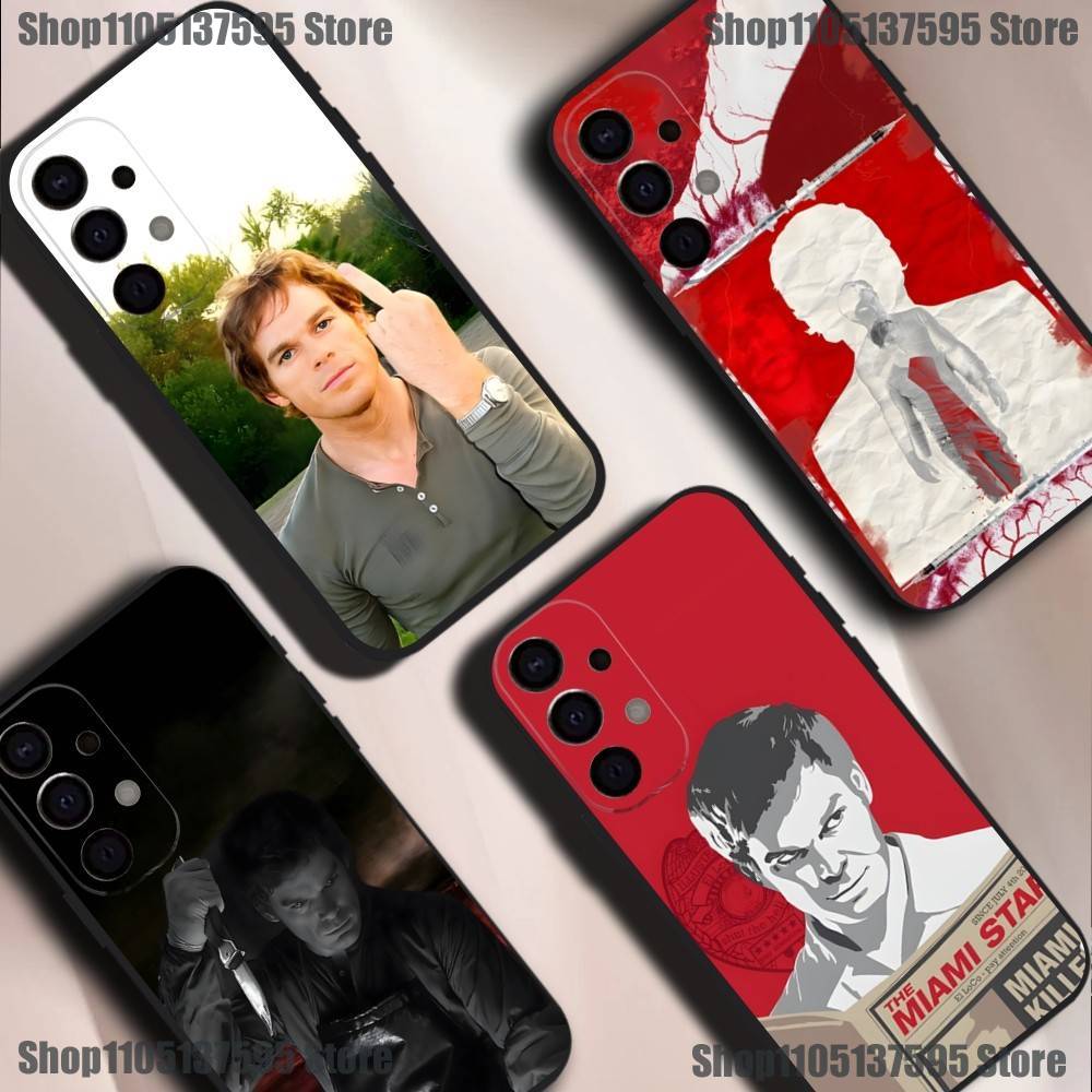 D-Dexter Morgan Phone Case For Samsung S25,S24,S21,S22,S23,S30,Ultra,S20,Plus,Fe,Lite,5G Black Cover