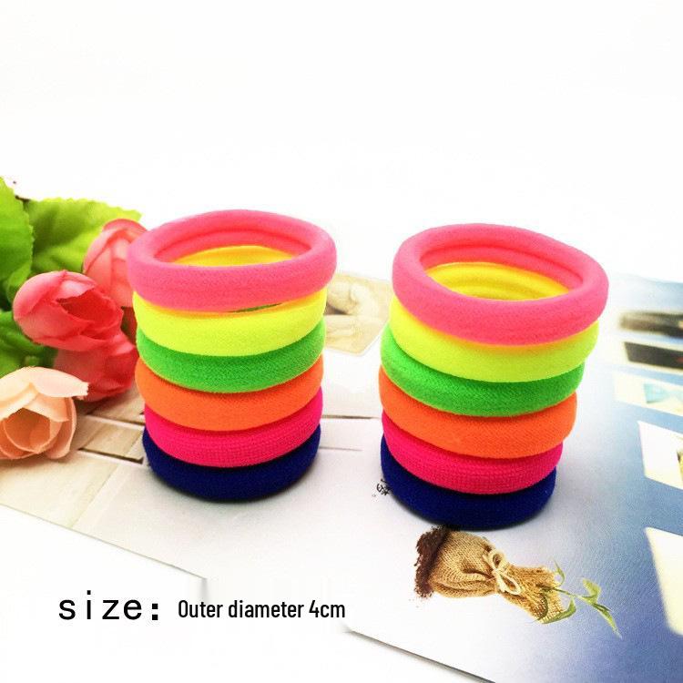 Children's Seamless High-Elasticity Hair Ties - No Damage Rubber Bands for Girls