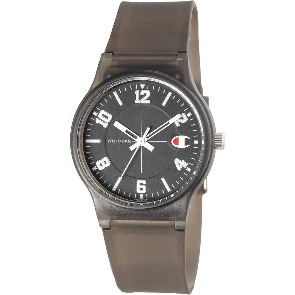 Citizen QQ Analog Watch 10 ATM Water Resistant Black Rubber Band Unisex