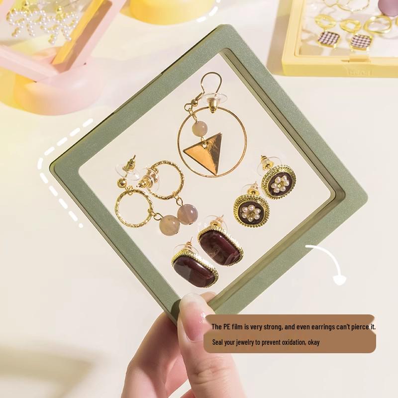 Anti-Oxidation Jewelry Suspension & Storage Display Box for Earrings & Bracelets