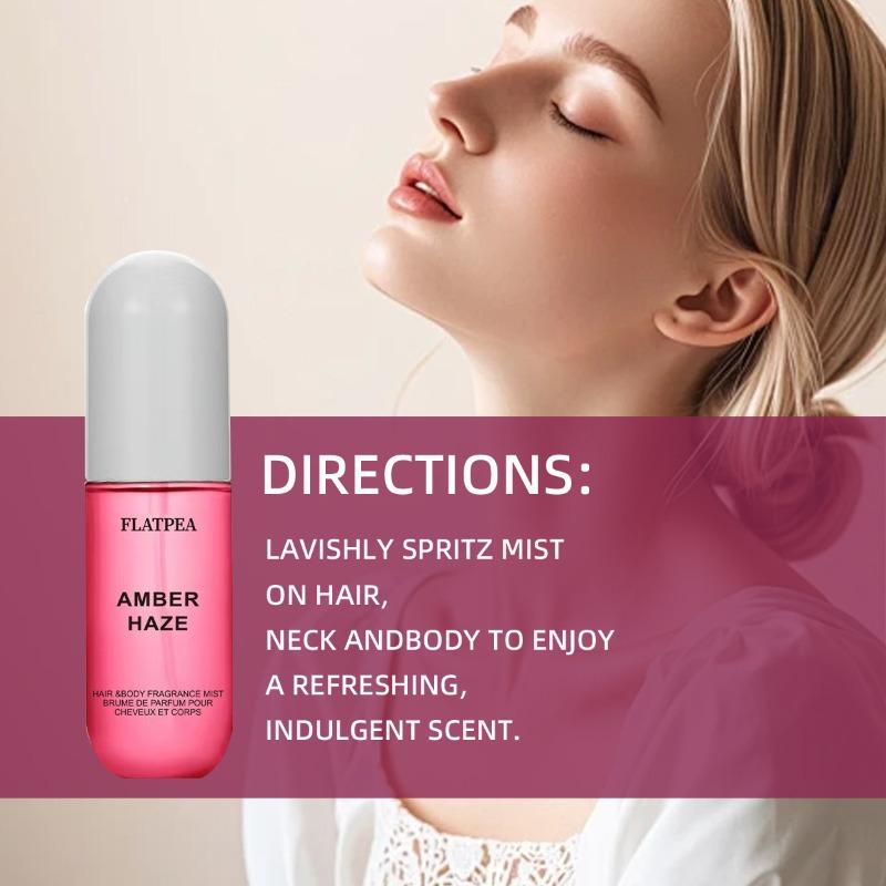 Floral Fragrance Spray, Alcohol Free, Suitable for Hair and Body, Fresh Smell, Perfect Christmas Gift