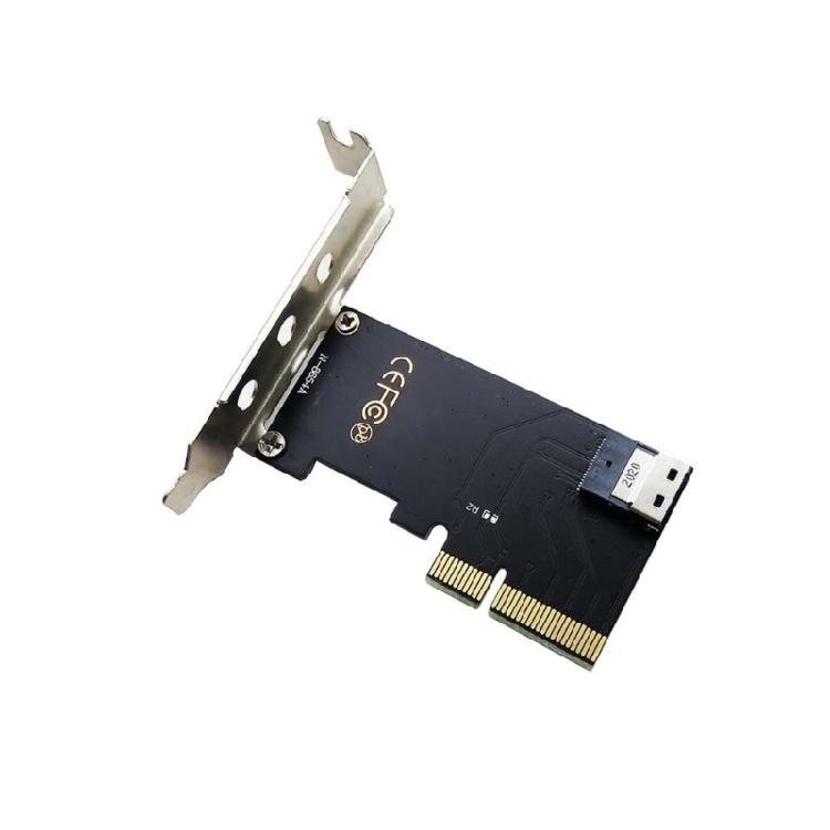 PCIe 4.0 X4 to Slimlines SFF8654 Adapter Mainboard Efficient PCIe Solution Fast Data Transfer Card