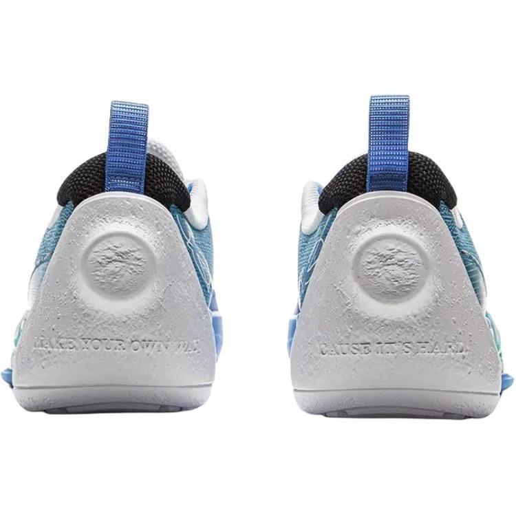 Li Ning YOUNG All City 12 V2 Scarpe da Basket Basse Antiscivolo Blu Petrolio Adolescenti YKBV048-1