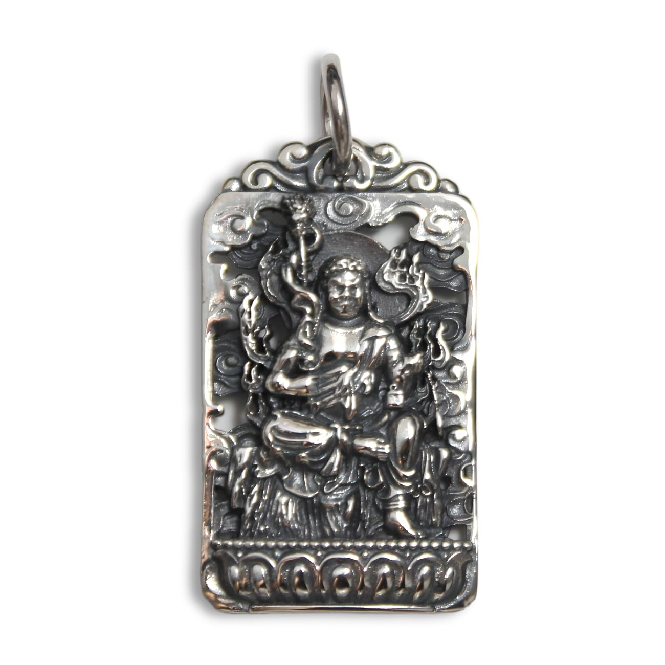 

Accessories Acala Zodiac Principal Lifetime Zodiac Japanese Silver 925 [World Carmelo] Pendant, Amulet, Deity, Protection, Amulet, Pattern, (Acala)