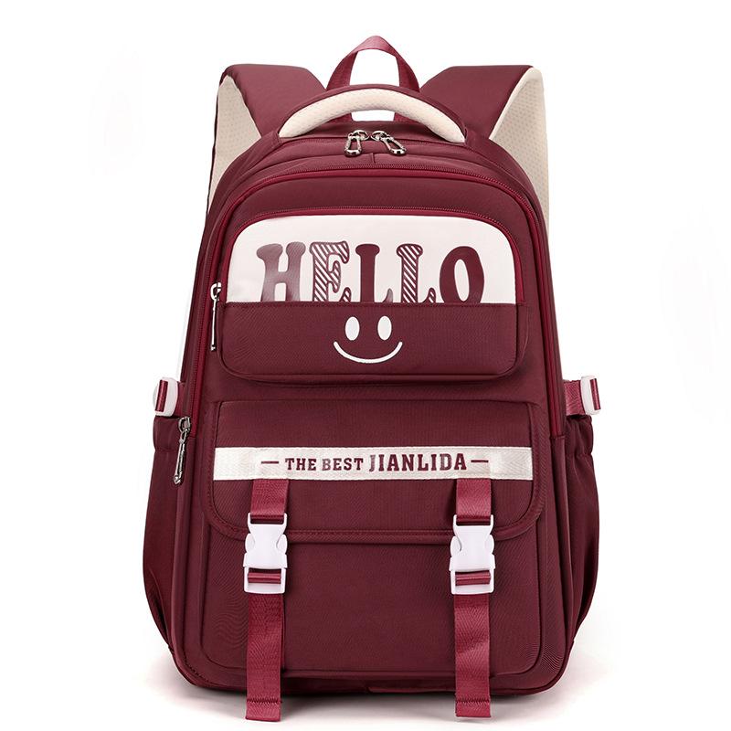 

Унисекс Рюкзак большой вместимости для студентов – Повседневный и стильный красный