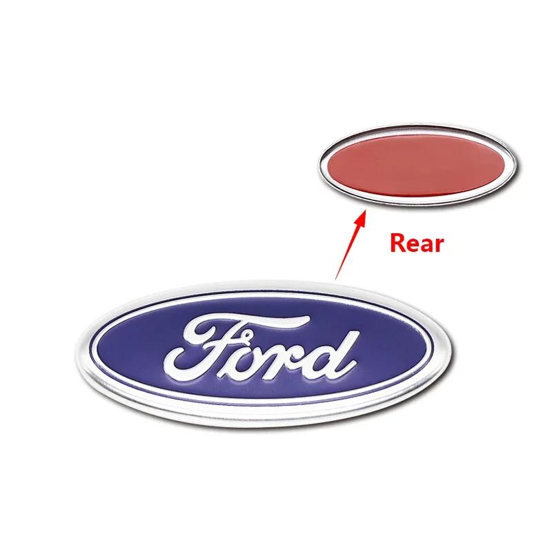 Neuer 2026 Autoaufkleber Ford Neu 2025 Heiß 58x22MM Auto Lenkrad Mittel Emblem Logo Aufkleber Für Ford S MAX Ranger Focus Fiesta