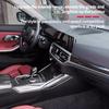 Per BMW Serie 3 4 G20 G26 2020-2025 Forniture per la modifica degli interni per strisce decorative per console centrale e cruscotto