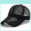Summer Mens Mesh Baseball Cap With Adjustable Strap For Outdoor Sun Protection