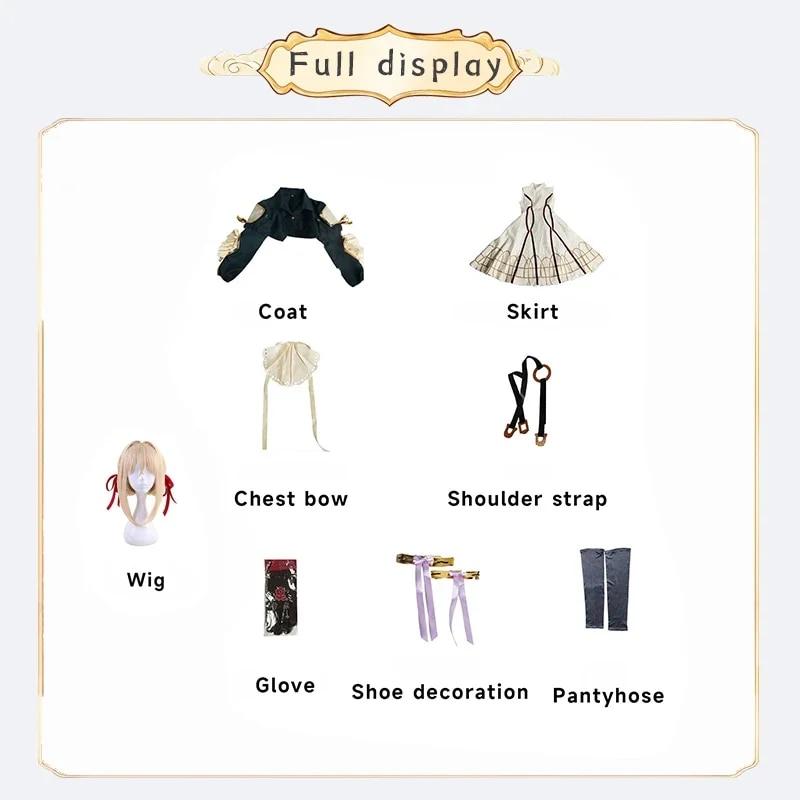 Violet Evergarden Cosplay Costume Anime Cosplay Violet Evergarden Costume for Women Halloween