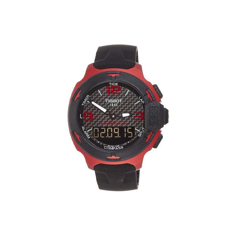 

TISSOT Quartz Movement 100m Water Resistance Men s Watches Watch 59mm Black Dial Aluminum Watch Case T081.420.97.207.00 Black