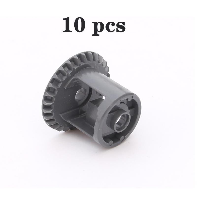 MOC Gear Series Gear Rotating Platform Gear Rack and Gear Differential High-tech Parts Small Particles Building Blocks Toys