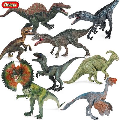 Oenux Jurassic Dinosaurier Figuren T-Rex Velociraptor Spinosaurus Dilophosaurus Tier Modell Actionfiguren Sammlung Kinderspielzeug