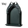 Unique Wall Organizer Gothic Shelf, Vintage Floating Shelf for Bedroom And Living Room, Matte Black Mounted Display Rack Decorative Wall-Mounted with