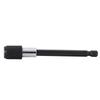 1/4 Inch Hex Shank Quick Relse Screwdriver Drill Bit Holder (black Knurling 100MM)