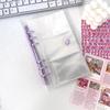 Korean Transparent Loose-Leaf Sticker & Photo Storage Album, A6, Multifunctional Journal for 3-Inch Photos