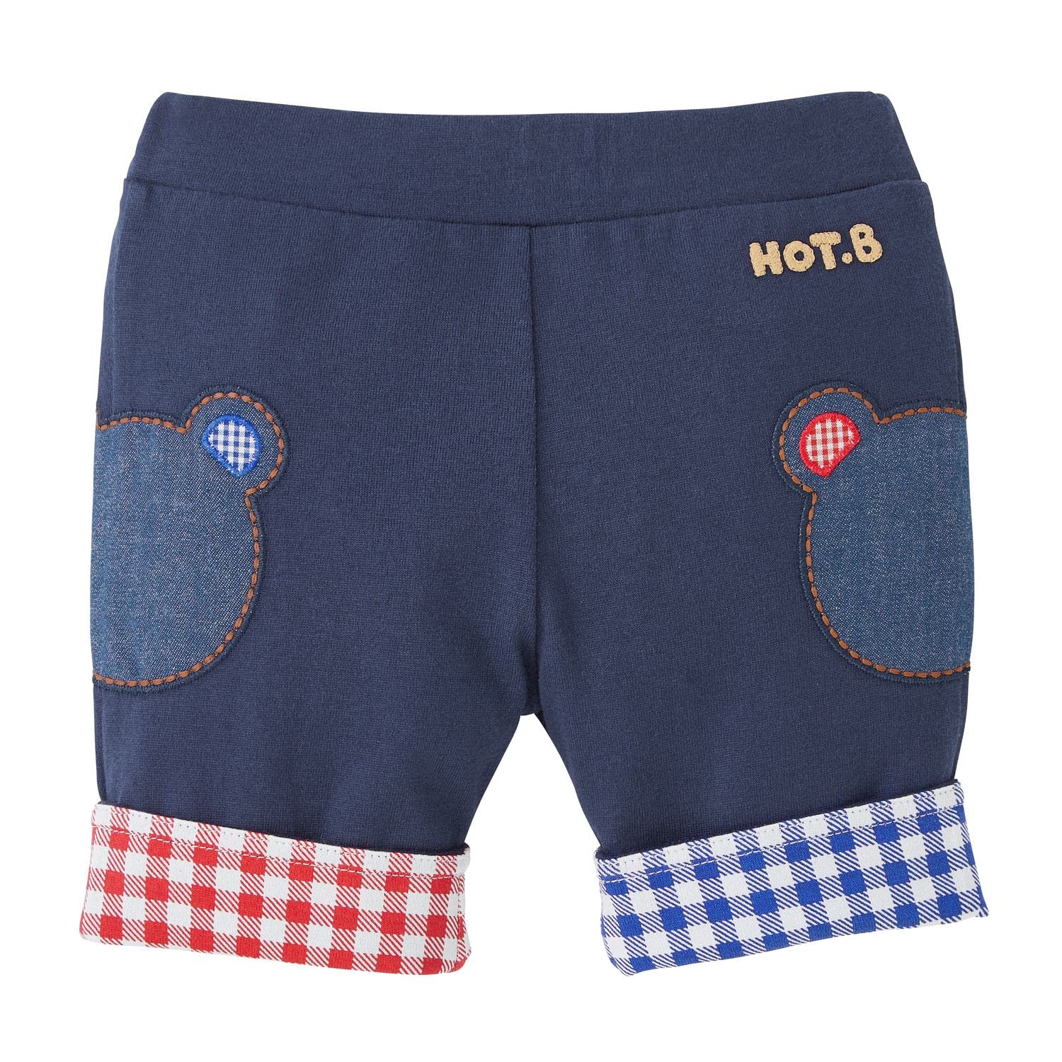

HOT Short pants for navy [MIKIHOUSE BISCUITS] boys, girls, kids, children s clothing, blue, 90cm, 72-3105-499 Темно-синій
