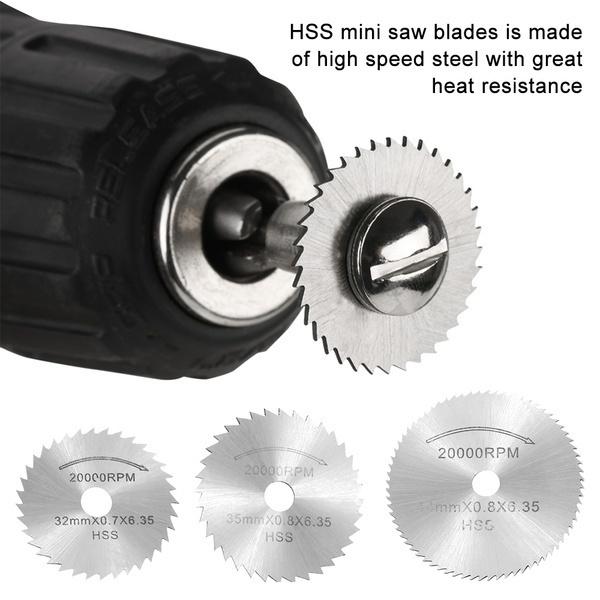 7 buc/Set Disc de tăiere din metal inoxidabil 1 dorn Disc de tăiere unelte rotative