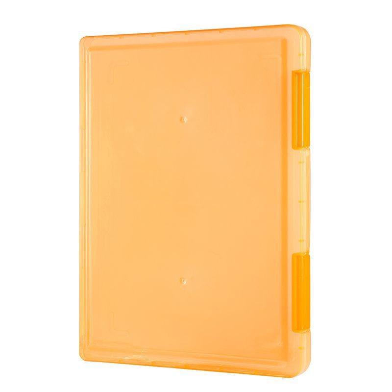 Transparent Plastic File Box for A4 & A5 Paper, Receipt Organizer for Office & School Supplies