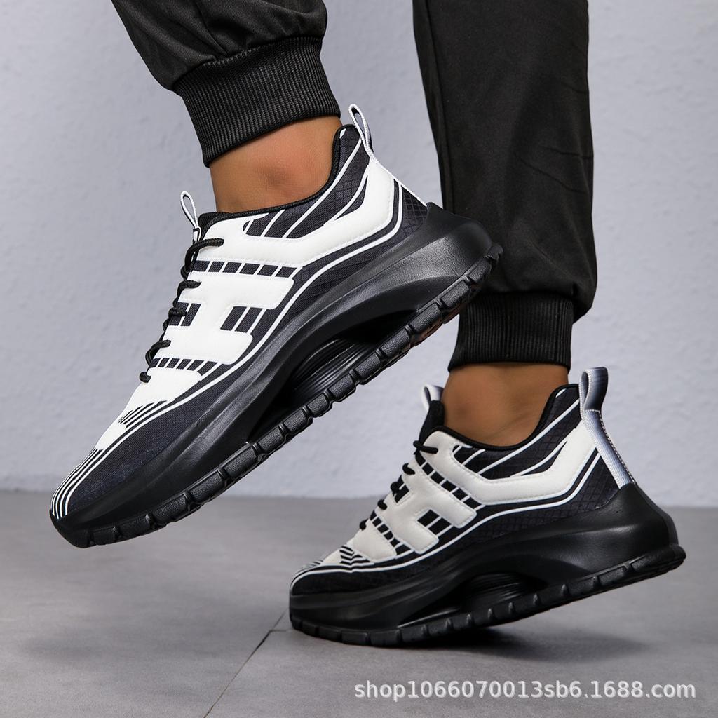 Men's casual sports shoes soft sole lightweight square dancing fitness shoes fashion travel dad shoes running shoes breathable