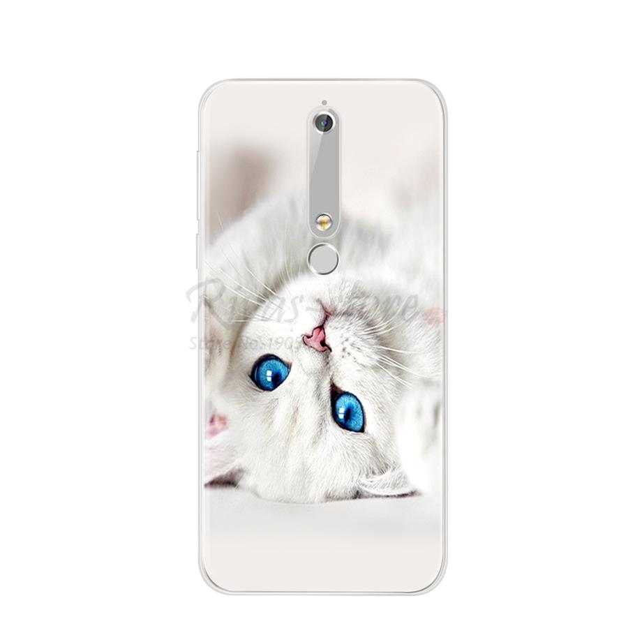 For Nokia 6.1 Nokia6.1 Phone Case Soft TPU Silicone Case For Nokia 6.1 2018 / For Nokia 6 2018 TA-1068 TA-1043 Case Back Cover