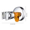 Shower Head Holder Universal 360 Degrees Adjustable Holder with Suction Cup Wall Mount No Punching Bracket Bathroom Accessories
